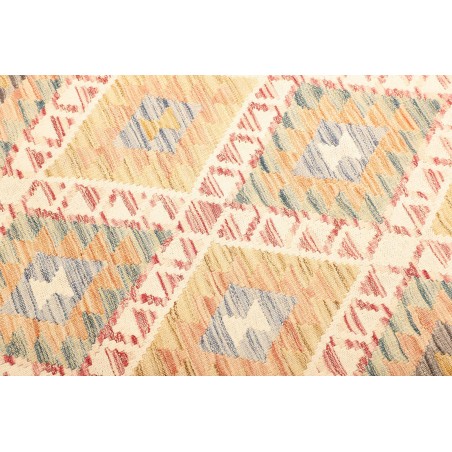Tappeto Kilim Afghanistan giallo marrone 108x187