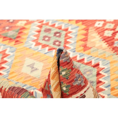 Tappeto Kilim Afghanistan marrone 127x172