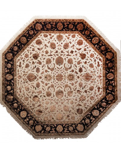 Tappeto Tabriz Royal Pakistan bianco beige 298x300