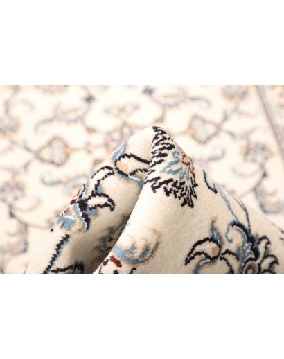 Tappeto Nain Kashmar Persia bianco grigio 83x200