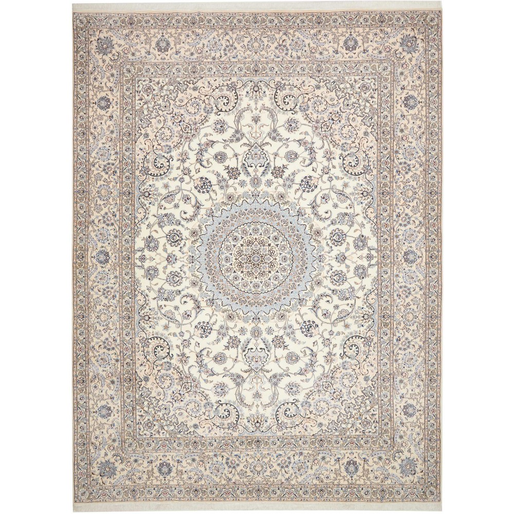 Tappeto Nain 9La Persia bianco 303x423 Tappeto Nain 9La Persia bianco 303x423