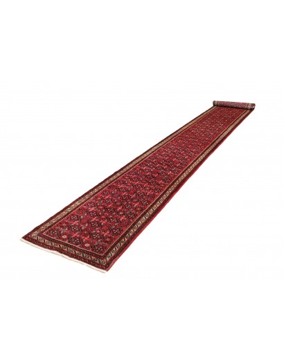 Tappeto Hamadan Persia grigio marrone 75x480