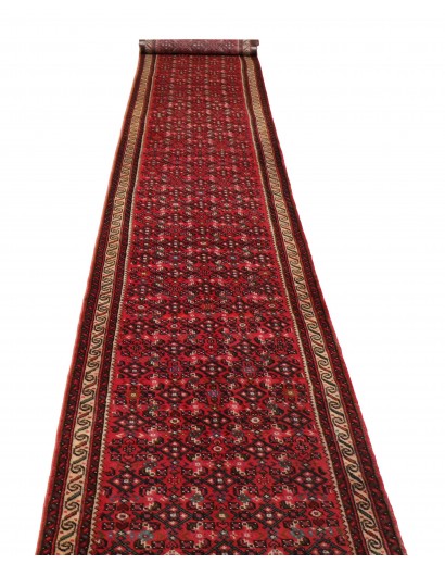 Tappeto Hamadan Persia grigio marrone 75x480