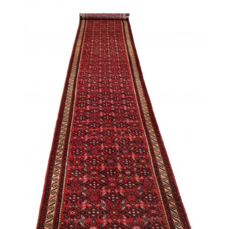 Tappeto Hamadan Persia grigio marrone 75x480