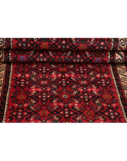 Tappeto Hamadan Persia grigio marrone 75x480