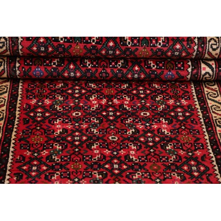Tappeto Hamadan Persia grigio marrone 75x480