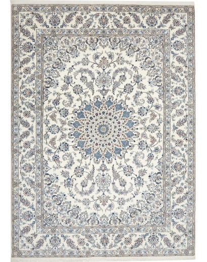Tappeto Nain Kashmar Persia bianco 249x343