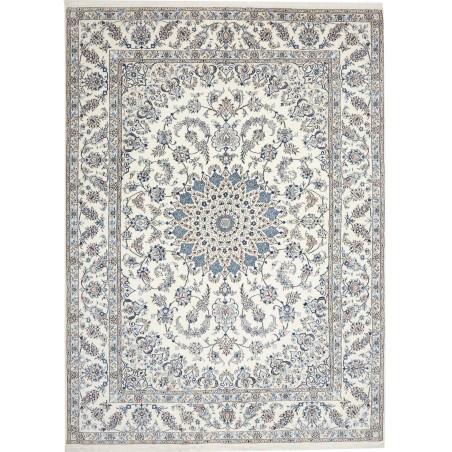 Tappeto Nain Kashmar Persia bianco 249x343