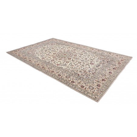 Tappeto Kashan Persia bianco grigio 200x307