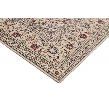 Tappeto Kashan Persia bianco grigio 200x307