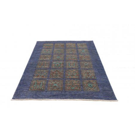 Tappeto Bakhteari Pakistan azzurro beige 126x175