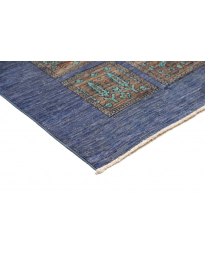 Tappeto Bakhteari Pakistan azzurro beige 126x175