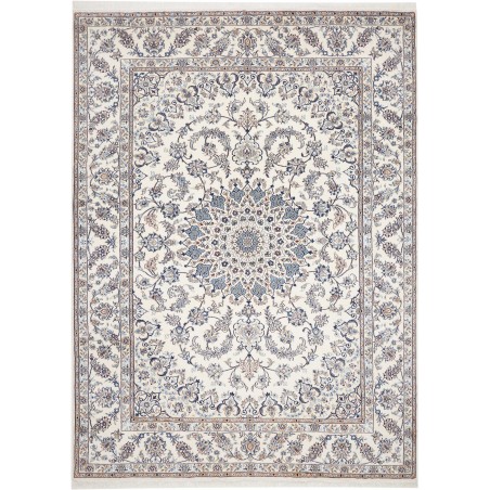 Tappeto Nain Kashmar Persia bianco 246x349
