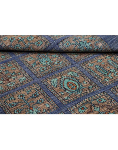 Tappeto Bakhteari Pakistan azzurro beige 126x175