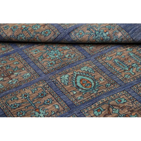 Tappeto Bakhteari Pakistan azzurro beige 126x175
