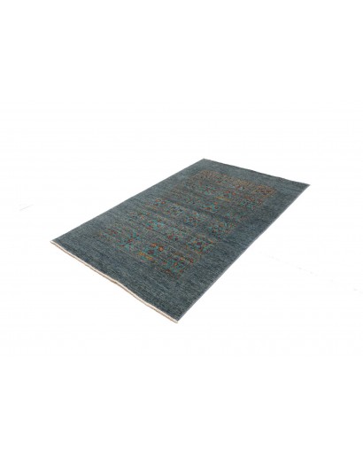 Tappeto Bakhteari Pakistan azzurro beige 123x189