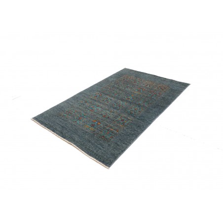 Tappeto Bakhteari Pakistan azzurro beige 123x189