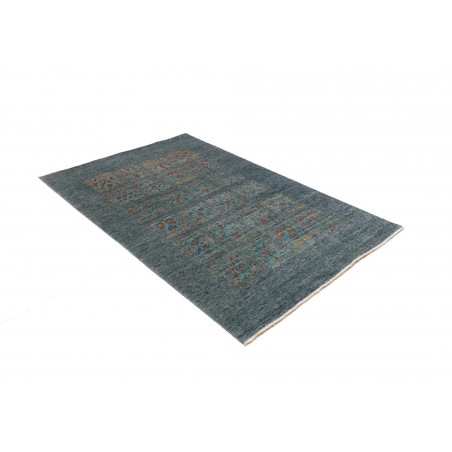 Tappeto Bakhteari Pakistan azzurro beige 123x189