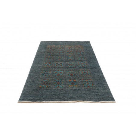 Tappeto Bakhteari Pakistan azzurro beige 123x189