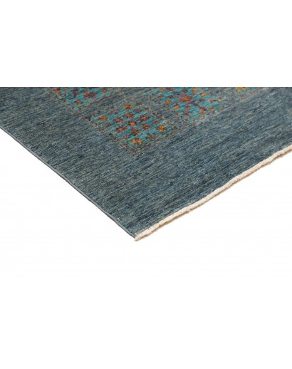 Tappeto Bakhteari Pakistan azzurro beige 123x189