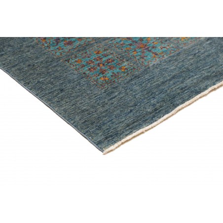 Tappeto Bakhteari Pakistan azzurro beige 123x189