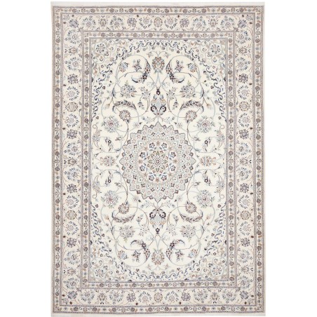 Tappeto Nain Kashmar Persia bianco 240x346