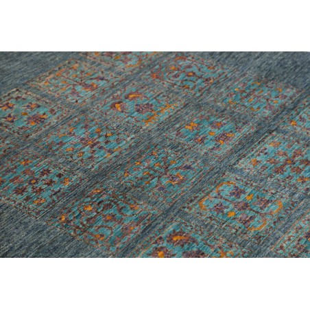 Tappeto Bakhteari Pakistan azzurro beige 123x189