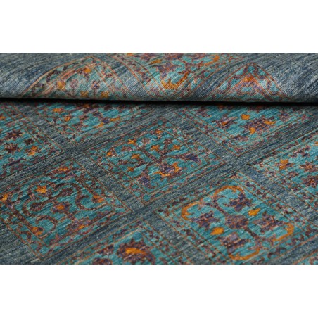 Tappeto Bakhteari Pakistan azzurro beige 123x189