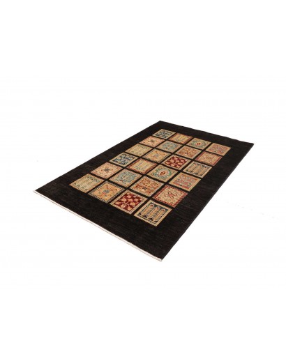 Tappeto Bakhteari Pakistan marrone 123x186