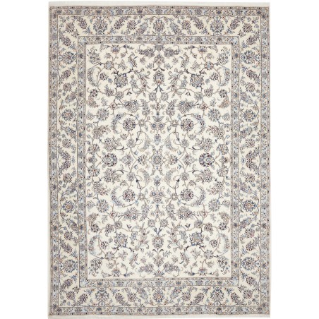 Tappeto Nain Kashmar Persia bianco 242x342