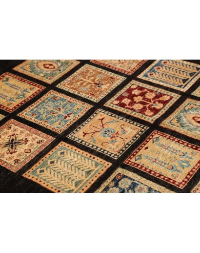 Tappeto Bakhteari Pakistan marrone 123x186