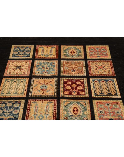 Tappeto Bakhteari Pakistan marrone 123x186