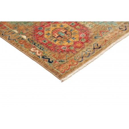 Tappeto Tribal Pakistan marrone arancione 79x251