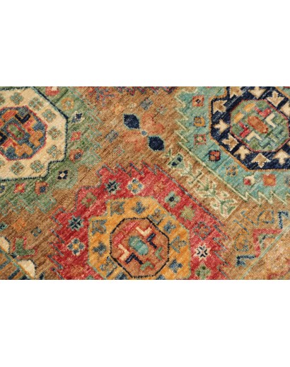 Tappeto Tribal Pakistan marrone arancione 79x251