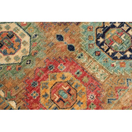 Tappeto Tribal Pakistan marrone arancione 79x251