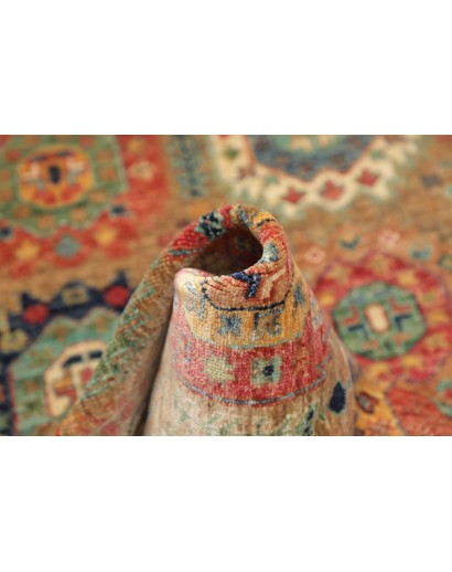 Tappeto Tribal Pakistan marrone arancione 79x251