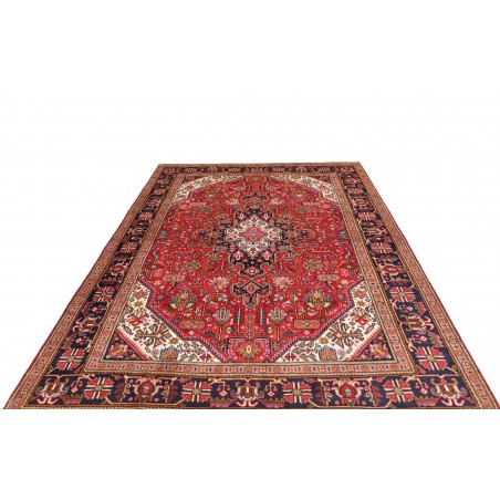 Tappeto Tabriz Persia rosso grigio 205x285