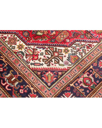 Tappeto Tabriz Persia rosso grigio 205x285