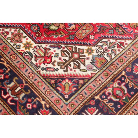 Tappeto Tabriz Persia rosso grigio 205x285