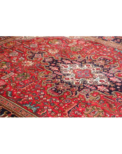 Tappeto Tabriz Persia rosso grigio 205x285