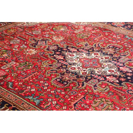 Tappeto Tabriz Persia rosso grigio 205x285