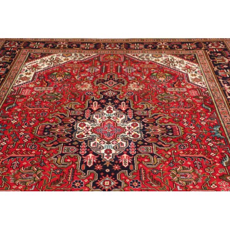 Tappeto Tabriz Persia rosso grigio 205x285
