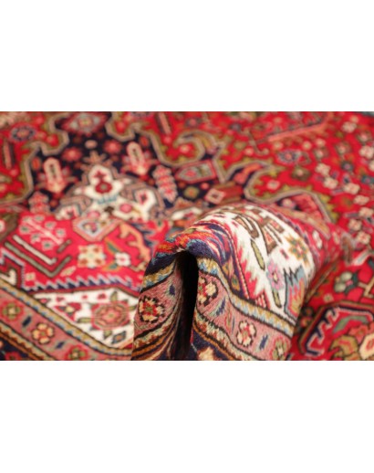 Tappeto Tabriz Persia rosso grigio 205x285