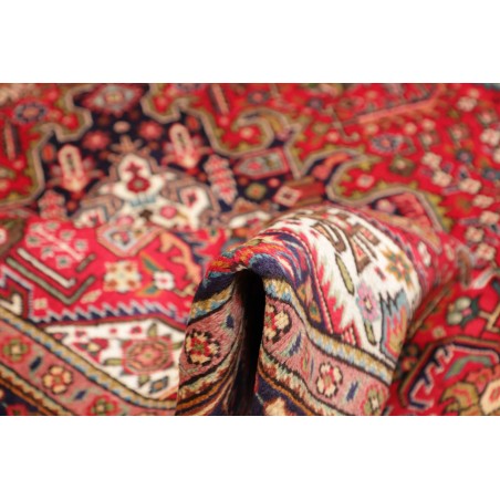 Tappeto Tabriz Persia rosso grigio 205x285