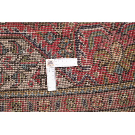 Tappeto Tabriz Persia rosso grigio 205x285