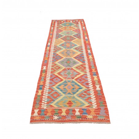 Tappeto Kilim Afghanistan marrone arancione 78x294