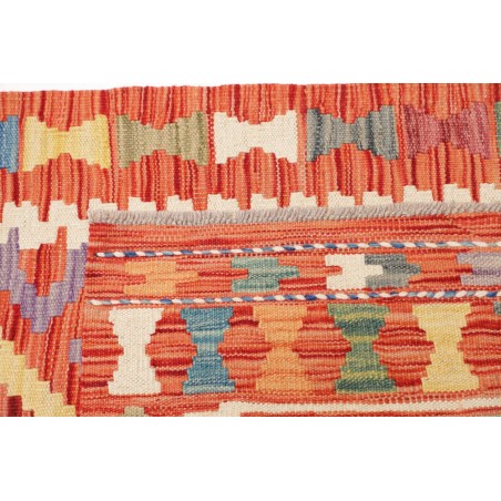 Tappeto Kilim Afghanistan marrone arancione 78x294