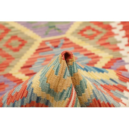 Tappeto Kilim Afghanistan marrone arancione 78x294