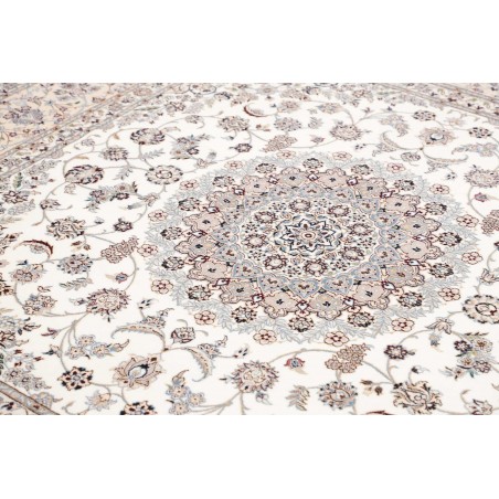 Tappeto Nain 6La Persia bianco 209x205