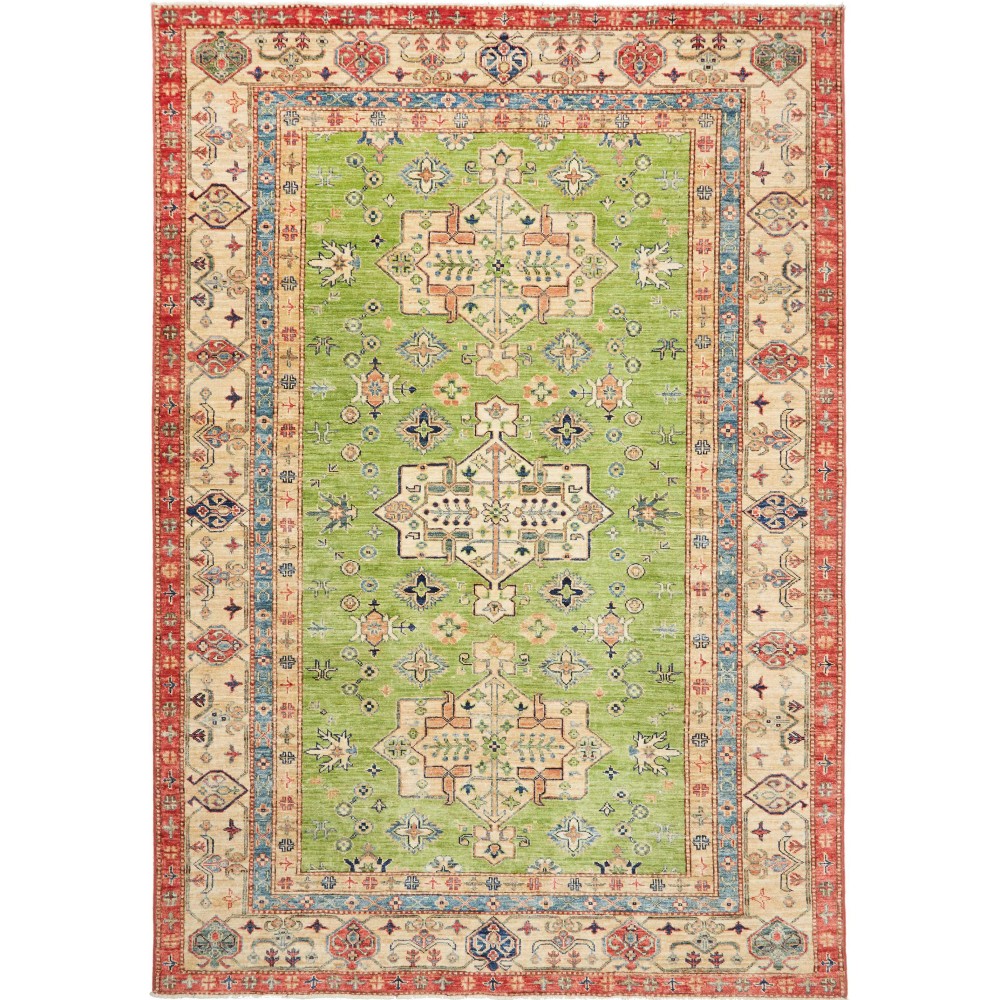 Tappeto Kazak Fine Pakistan marrone 176x250 Tappeto Kazak Fine Pakistan marrone 176x250